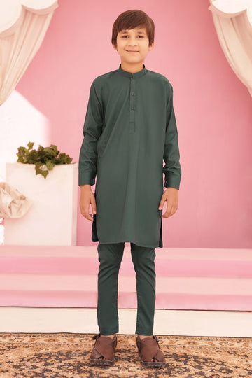 Teal Kurta and Trouser Set For Boys